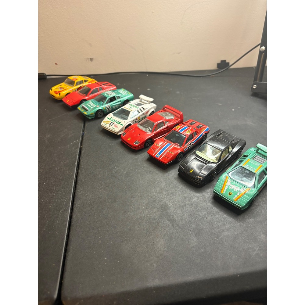 Bburago 1/43 Diecast Car Lot Ferrari F40 Testarossa Lamborghini Countach Italy